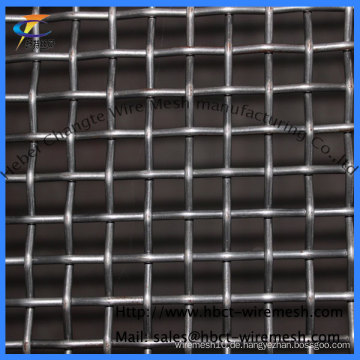 Black Steel Crimped Wire Mesh